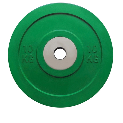 Toorx Competetion Bumperplate - 10 kg / Ø50 mm i farven grøn